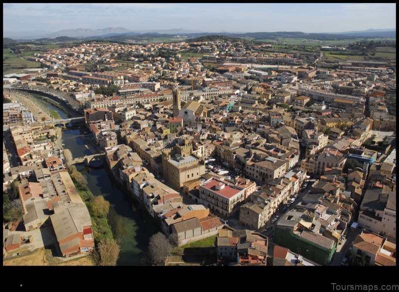 Map of la Bisbal dEmpordà Spain