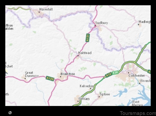Halstead Map Explore Halstead, United Kingdom with this detailed map. - ToursMaps.com